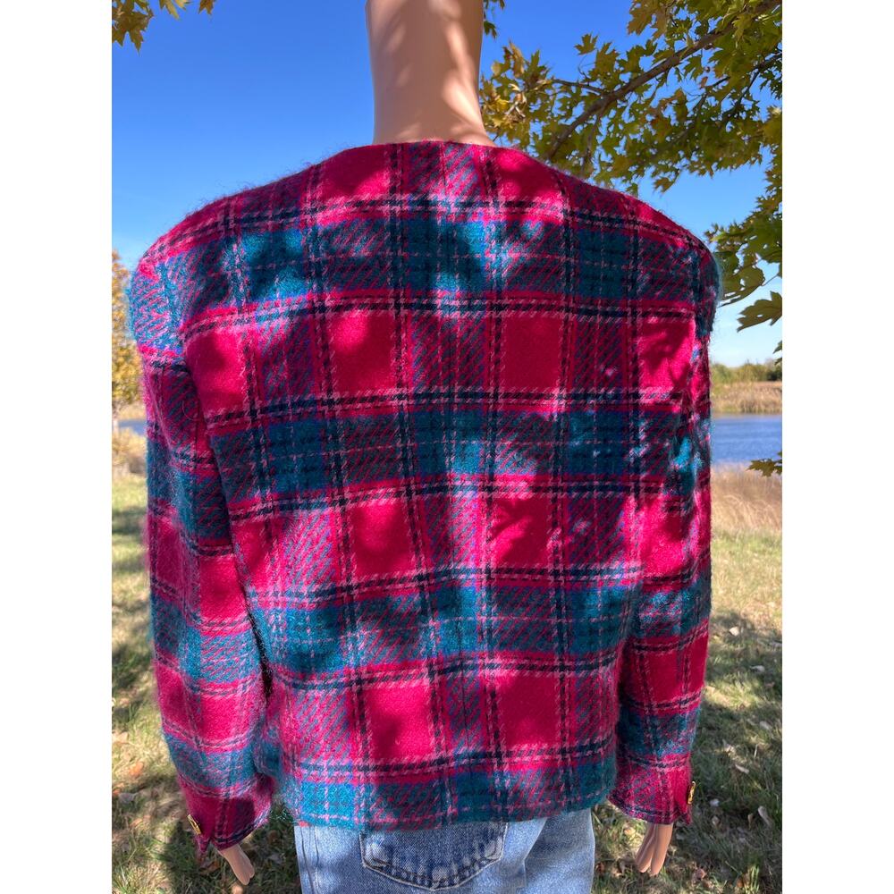 Vintage Pendleton 100% Virgin Wool Plaid Jacket - Picture 7 of 9